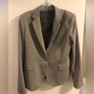 Theory Gabrielle Lanai Blazer Gray Size 8 Women